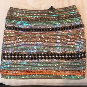 ANGL sequin skirt (brand: Flora)